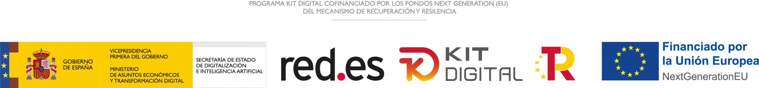 PROGRAMA KIT DIGITAL COFINANCIADO POR LOS FONDOS NEXT GENERATION (EU) DEL MECANISMO DE RECUPERACIÓNY RESILENCIA