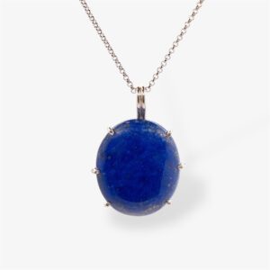 Colgante de plata y lapislázuli